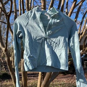 Lululemon Rest Less Cropped 1/2 Zip Top